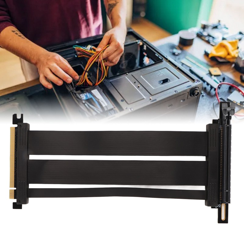 Graphics Card Extension Cable PCIE 4.0 X16 Riser Cable 90