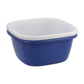 Parlynies 16 Quart Plastic Wash Basin, Small Dish Washing Pan, Pack of 2