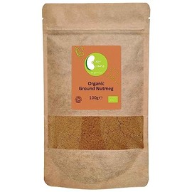 Organic Ground Nutmeg - Certified Organic - by Busy Beans Organic (100g)