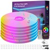 NBBUFF 100FT Led Neon Rope Lights Music Sync, RGB Led