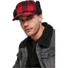 Brandit Lumberjack Winter Cap, Red/Black