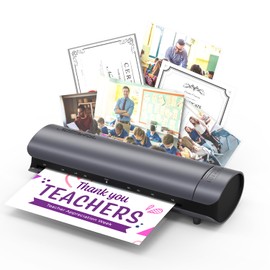 Office Presentation Laminator Machine 11x17 with Laminating Sheet A3/A4/A5, 3/5 Mil Thermal Cold Laminating Machine 13 inch Wide, 60s Warm-Up Office Presentation Laminator Machine (Gray)