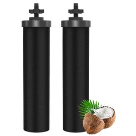 2 Pack Purifier Replacement Filters for BB9-2 Water Filters Replacement, Compatible with Berkey Gravity Filtration System, Replacement for Berkey Black Filter