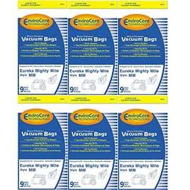 EnviroCare Replacement Micro Filtration Vacuum Bags for Eureka Style MM Eureka Mighty Mite 3670 and 3680 Series Canisters Bags (54 micro filtration)