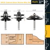Akylin Ogee Rail and Stile Router Bits,3PCS Router Bit Set