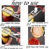 Jar Opener,Adjustable Non-Slip Multifunctional Stainless Steel Can Opener,Multi Opener Set