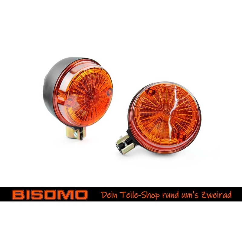 BISOMO Blinker Set, Blinkleuchten Hinten für Simson S50 S51 S70