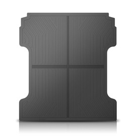 G-PLUS Truck Bed Mat Liner Compatible with Chevy Silverado GMC Sierra 1500 2014-2018 with 5'8" Bed, All Weather Protection TPE Heavy Duty Trunk Mat Black