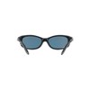 Costa Del Mar Men's Fathom Polarized Oval Sunglasses, Matte Black/Grey