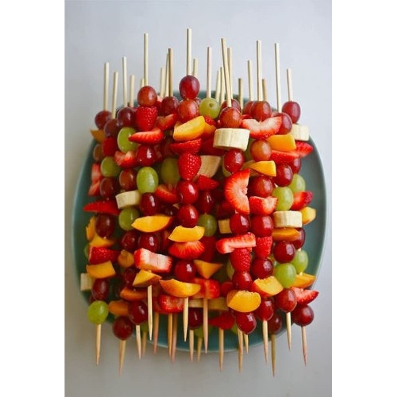 JapanBargain 4115, 10 inches Bamboo Skewer Long Toothpicks Appetizer Pick