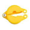 Brady Hinged Gate Valve Lockout, Yellow, for 1" - 2-1/2"