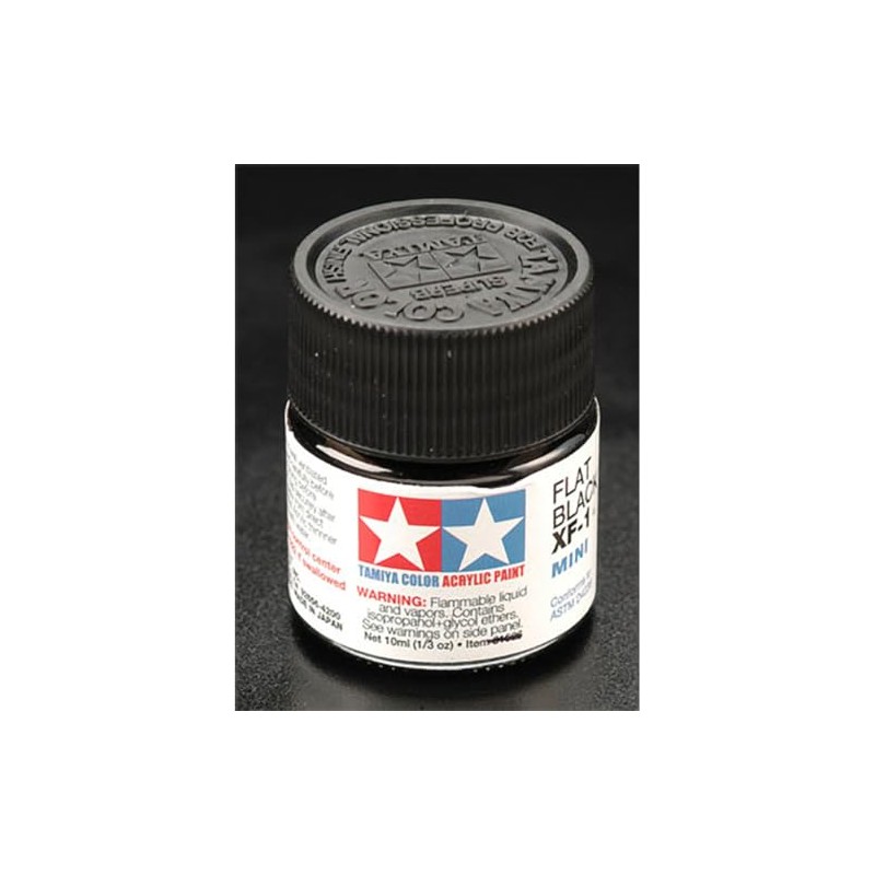 タミヤ アクリルミニ XF-1 フラットブラック