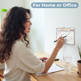 CRANBURY 8x6" Small Wall Calendar 2026, Hanging Small Calendar, Colorful Seasonal Monthly Designs, Use on Wall, Desk or Fridge, Use Jan to Dec 2026, Includes Planner Stickers