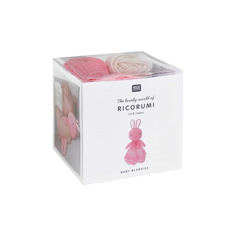 Rico Design Ricorumi Crochet Set Baby Blankies Rabbit