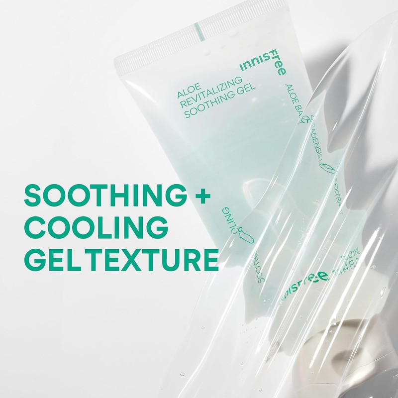innisfree Aloe Vitalizing Soothing Gel Hydrating Face & Body Moisturizer