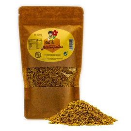 BeekeeiBeck® - 100% Real German Flower Pollen from Own Beekeeping - German Bee Pollen from Beekeeper/Pure and Natural/Superfood and Protein Source of Bees/No Additives (220 g)