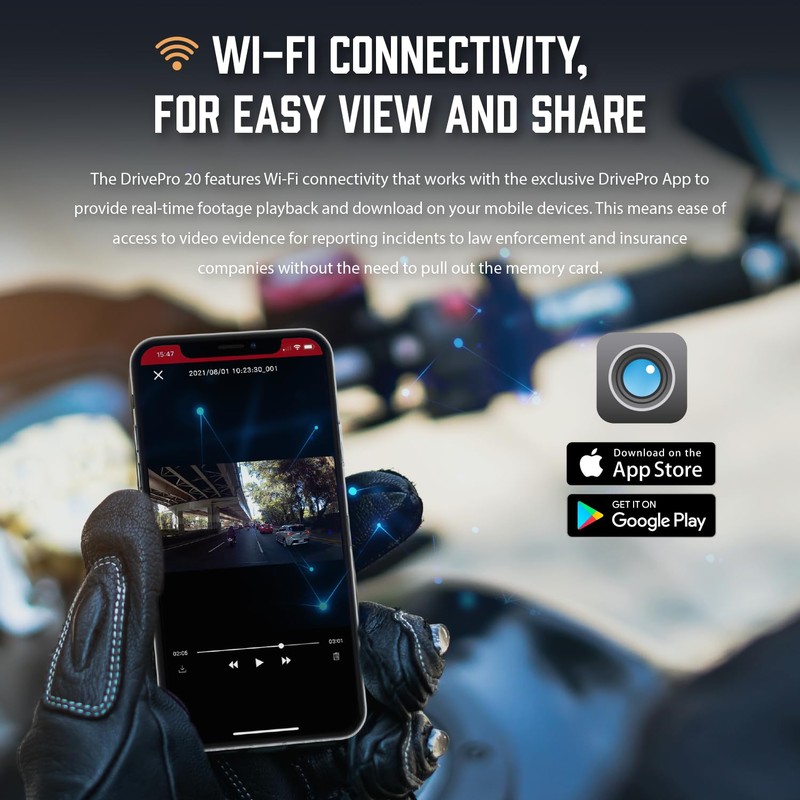 Transcend DrivePro 20 Dash Cam - Black