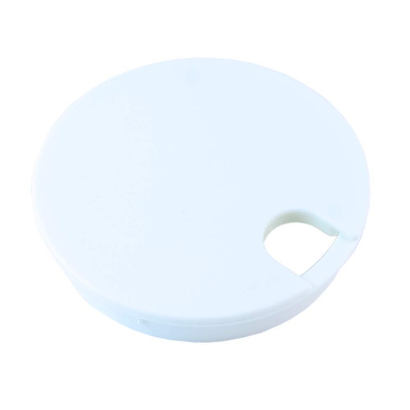 MyCableMart 4"" Cut-Hole Size White Round Wire Management Grommet with