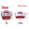 7L-1, 3.2L-2, Airtight Kimchi Container with Handle, Multi-Purpose Food Storage