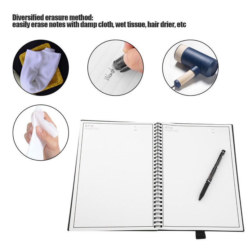 Erasable Smart Notebook APP Storage Available Reusable Office School Stationery