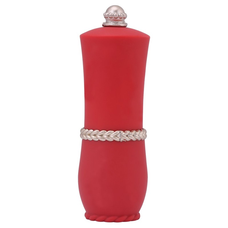 Black Red Color Rota-Table Lipstick Shaped Needle Storage Pin Cushion