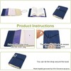 Book Covers for Paperbacks,Reusable Book Protector for Soft (Royal Blue,