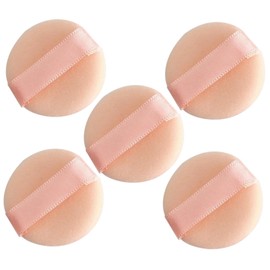TOVINANNA 5pcs Mini Powder Makeup Sponges Comfortable and Reusable Facial Sponges for Blending Concealer Foundation Blush Highlighter for Travel and Everyday Use