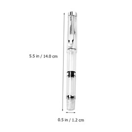 Gadpiparty 3Pcs Refillable Calligraphy Brush Pens Set Watercolor Drawing Pens with Transparent Body for Smooth Writing for School Office and Art Projects