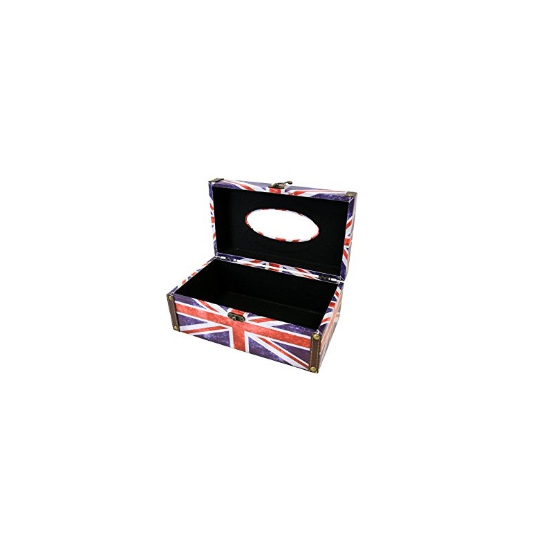 Carina's Collection British Union Jack Tissue Holder Box Cover