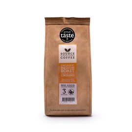 Source Climate Change Coffee Award Winning Organic Medium Roast Nicargua Single Origin Roast and Ground Coffee Bag
