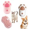2Packs Cat Steam Brush for Shedding, Rechargeable Cat Steam Brush