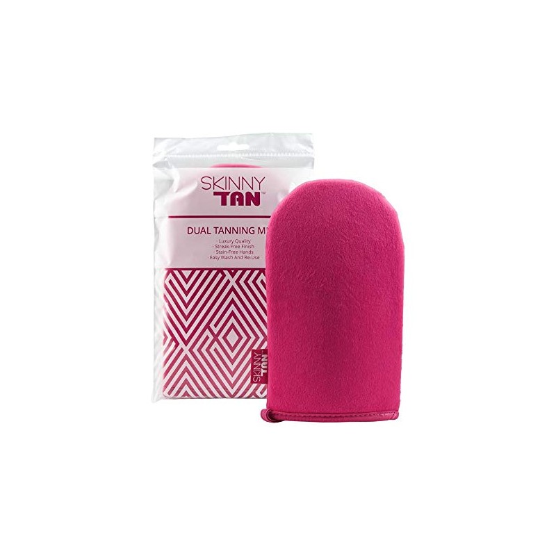 SKINNY TAN DUAL TANNING MITT AND EXFOLIATING MITT