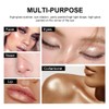 Qeetvia Silver Gray Eyeshadow Stick Makeup, Long-Lasting Waterproof Eye Shadow