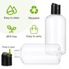Wanmu 2Pcs 8 oz Plastic Squeeze Empty Bottles for Liquids,