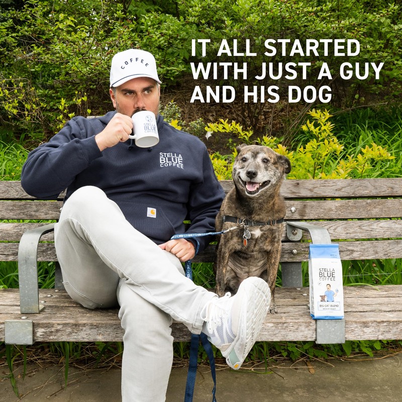 Stella Blue Ground Coffee, Big Cat Blend, Medium Roast, Fresh