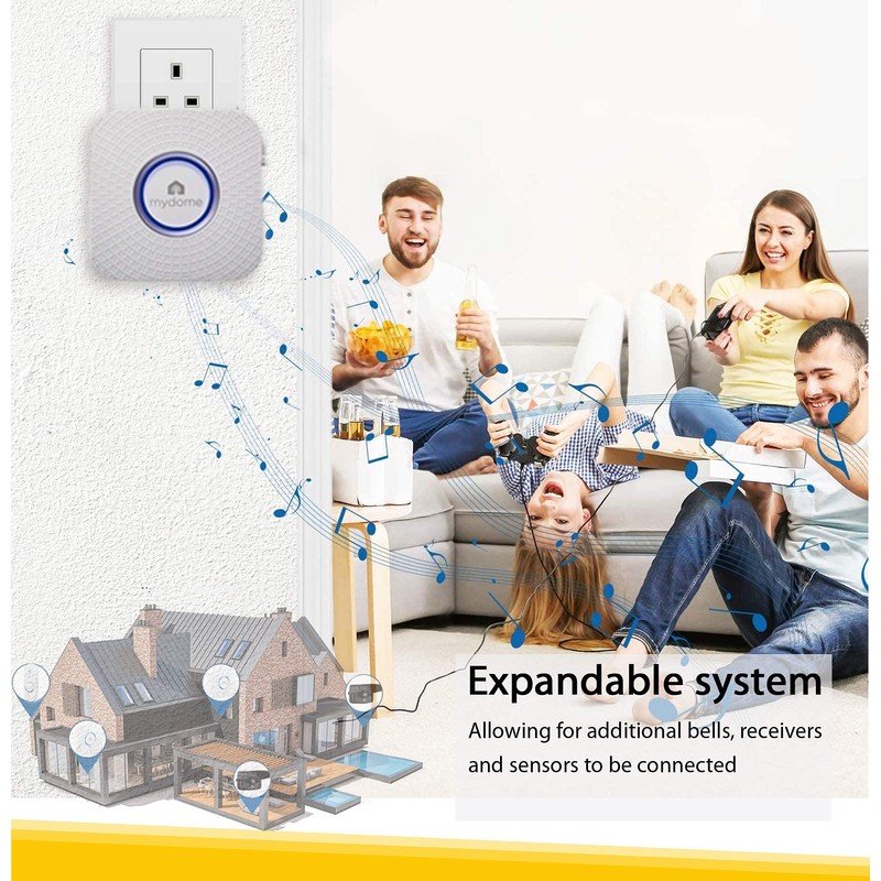 Wireless Doorbell Plug in Chime Kit | Doorbell Designed for