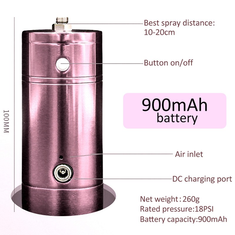 Rechargeable USB Airbrush Kit Portable Airbrush Compressor Spray Pump Handheld