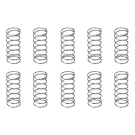 DTGN 0.3x4x10mm(DxODxL) Compression Spring - 30Pack - Good for Machinery - Spring Steel Extension Spring - Gray