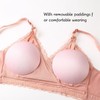 Women's Nursing Bra Front Closure Removable Padded Lace Patterns Breastfeeding