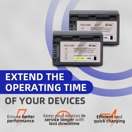 2Pcs NP-FH50 Battery,1500mAh Battery for NP-FH30 NP-FH40 NP-FH50 NP-FH70 NP-FH100 Work With Sony Cyber-Shot DSC-HX1 HX100V DSC-HX200 HX200V,Alpha DSLR-A230 DSLR-A290 DSLR-A330 DSLR-A380 DSLR-A390