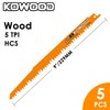9-Inch Wood Pruning Saw Blades for Reciprocating/Sawzall Saws/Sabre Saws by