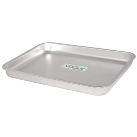 Vogue 12864 Aluminium Bakewell Pan 370X265mm Heavy Duty Baking Commercial,Silver