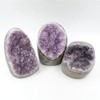 Pachamama Essentials Amethyst Cluster Cut Base from Uruguay, Rose Quartz