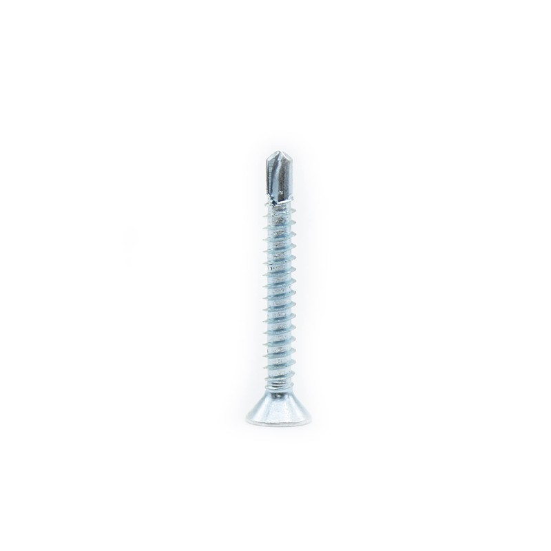 DOJA Barcelona Self-Drilling Screws with PH2-25 Tip, 100 Countersunk Screws,