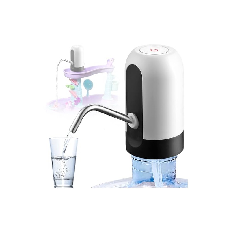 5 Gallon Water Dispenser USB Rechargeable Portable with Battery, Automatic