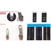 10 pcs #10 Metal zipper retainer box and zipper insertion