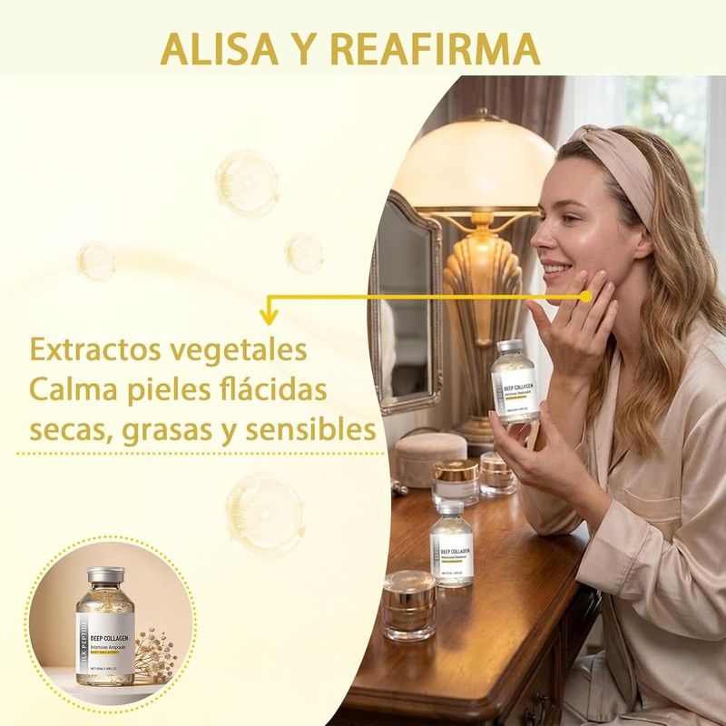 Sérum Antiarrugas FONDWORLD Deep Collagen 50ml con Péptidos Tensores
