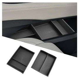 Ruiya 2025 Murano Center Console Organizer,for Nissan Murano 2025 Accessories ABS Material Split Lower Console Organizer Compatible with 2025 Nissan Murano Platinum/SV/SL(2PCS)