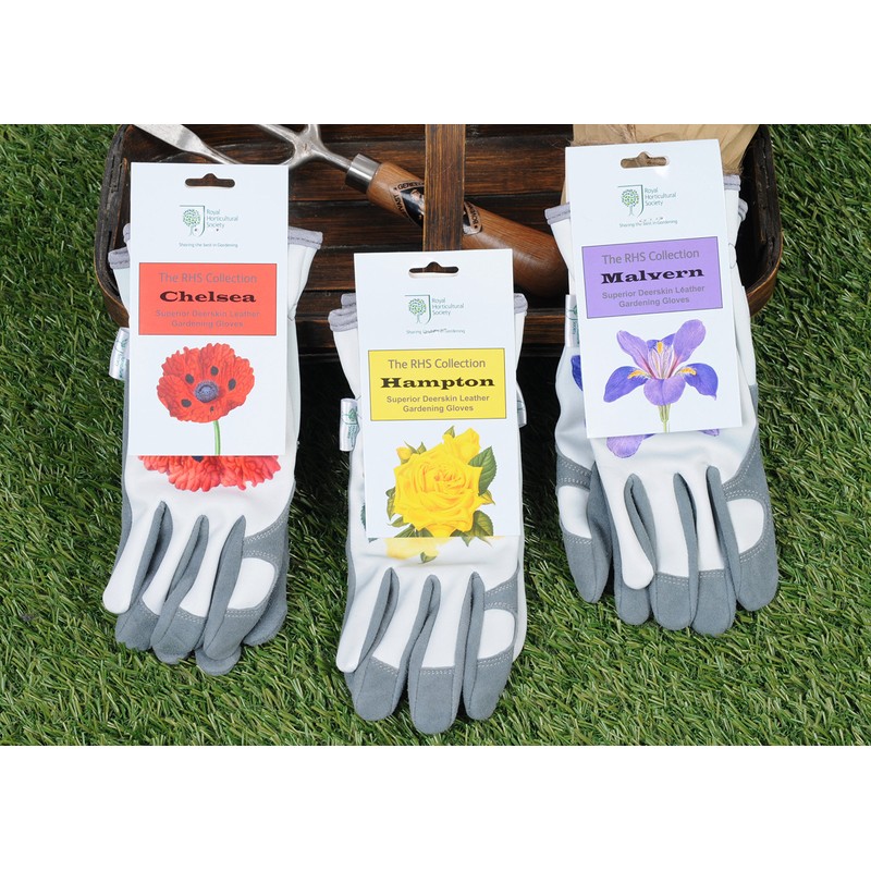 Gold Leaf RHS COLLECTION CHELSEA Ladies Comfortable Deerskin Leather Gardening