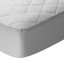 Pikolin Home – Cushioned Mattress Protector, Waterproof and Breathable, white, Lit bébé - 60 x 120 cm